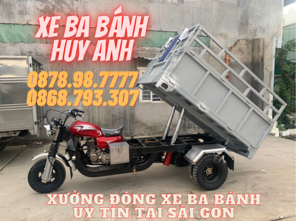 Xe Ba Gác Huy Anh Xưởng Lắp Ráp và Sản Xuất Uy Tín Tại Tp. HCM